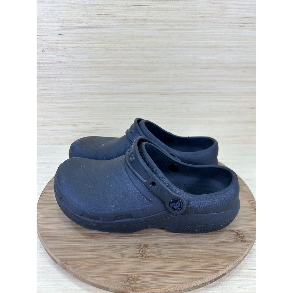 Crocs Specialist II Black Work Clogs Unisex Womens Size 8 Mens Size 6